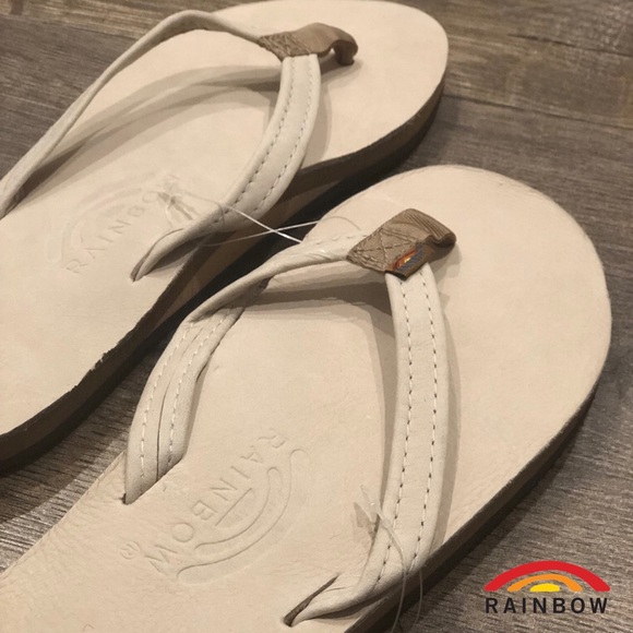 Rainbow Shoes - Women’s White Rainbow Sandals